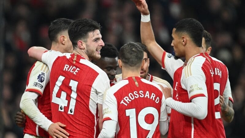 Arsenal đang thống trị Premier League kể từ đầu năm dương lịch 2024