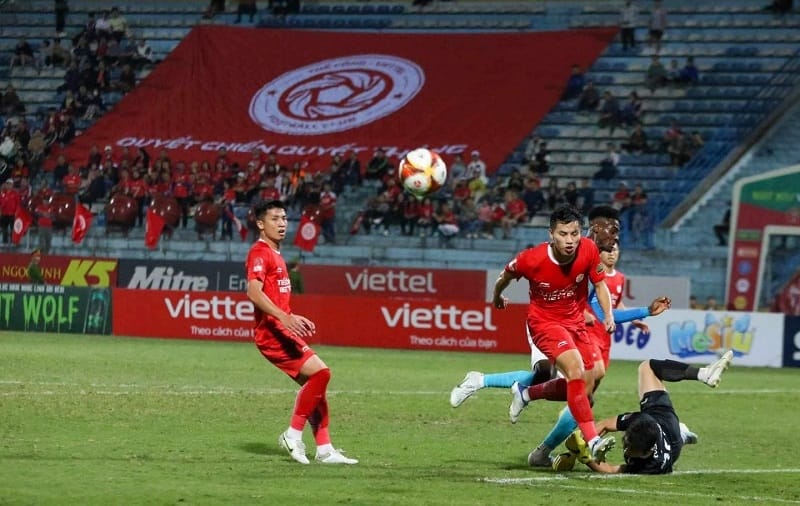 Viettel đang có chuỗi 4 trận không thắng tại V-League (Ảnh: Sport5).