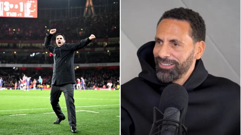 Ferdinand không nghĩ Arteta giúp Arsenal vô địch Premier League 2023/24