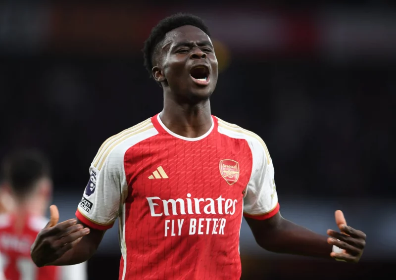 Huyền thoại Man United khẳng định Bukayo Saka chưa đạt đẳng cấp thế giới