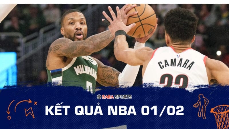 Kết quả NBA hôm nay ngày 01/02: Heat cắt chuỗi thua, Bucks gục ngã