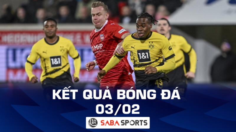 Kết quả bóng đá hôm nay ngày 03/02: Dortmund hòa bạc nhược, Ath Bilbao thắng đậm 