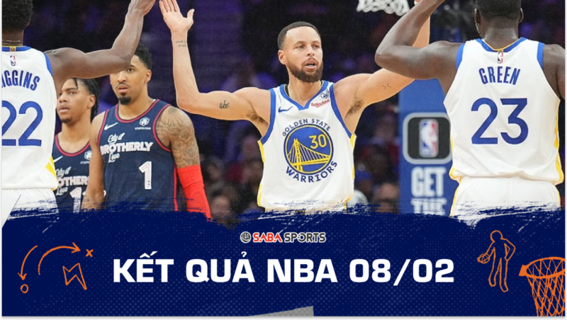 Kết quả NBA hôm nay ngày 08/02: Warriors thắng thuyết phục, Washington Wizards gục ngã trên sân nhà