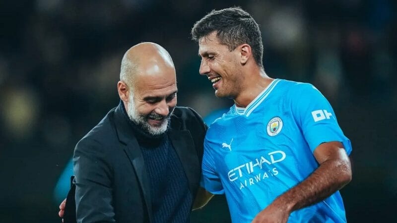 Rodri là ngôi sao số một trong đội hình của Pep Guardiola