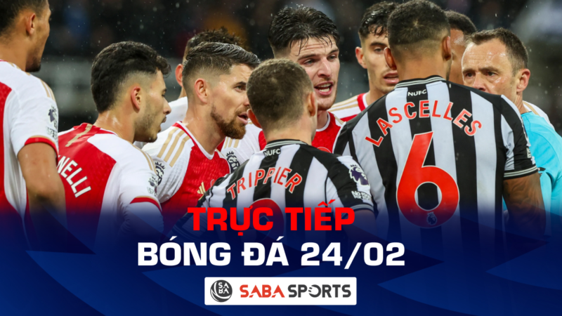 Trực tiếp bóng đá hôm nay ngày 24/02: MU, Arsenal ra trận, nóng bỏng đại chiến Bắc - Nam tại vòng 10 V-League 