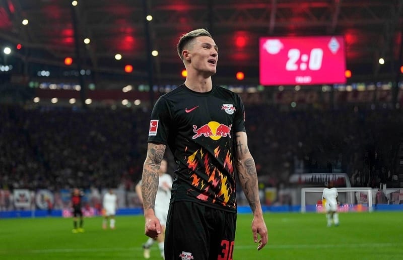 Benjamin Sesko là ngôi sao trẻ đáng chú ý tiếp theo của RB Leipzig.