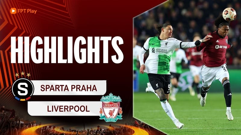 Highlights Sparta Praha vs Liverpool, lượt đi vòng 1/8 Europa League 2023/24