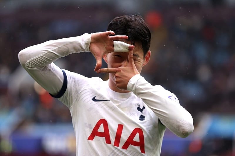 Son Heung Min có màn trình diễn tốt trước Aston Villa.