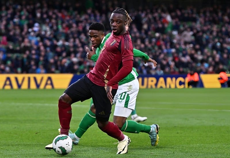 Kết quả bóng đá Ireland vs Bỉ: Đội khách bất lực trong ngày vắng Lukaku