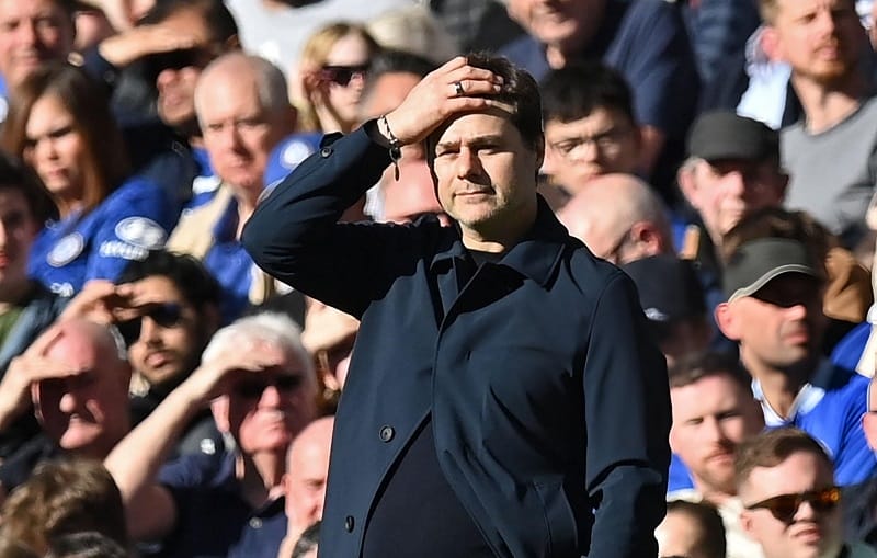 HLV Pochettino không hài lòng với màn trình diễn của Chelsea.