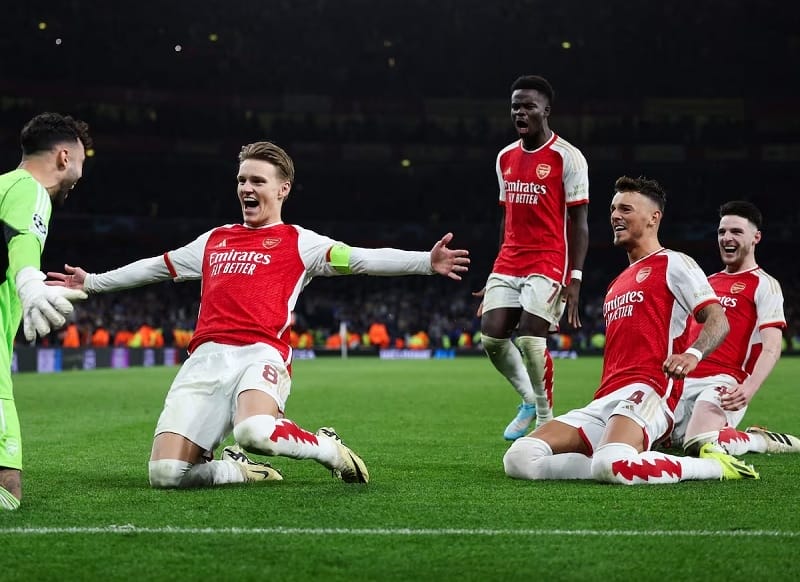 Cặp đấu giữa Arsenal vs Porto phải giải quyết bằng loạt sút luân lưu