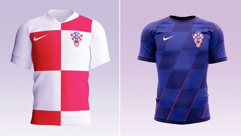 Áo đấu dự kiến của Croatia tại Euro 2024