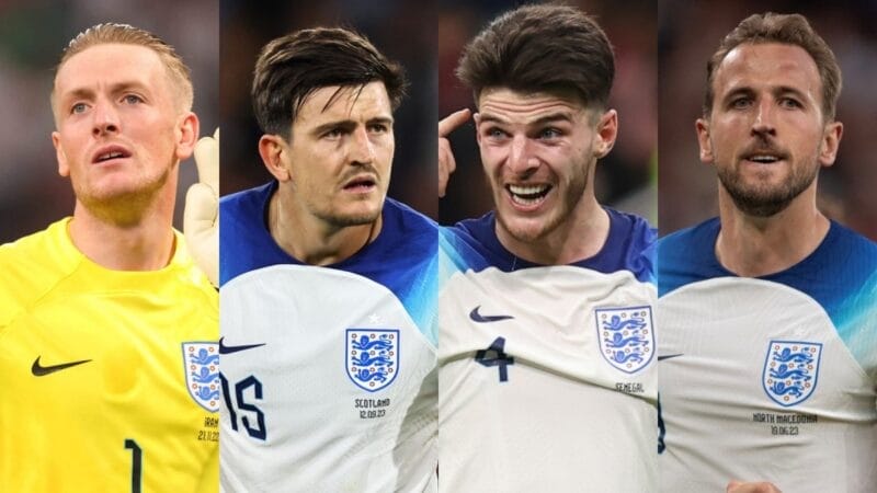 Pickford - Maguire - Rice - Kane là những cái tên chắc suất lên đội hình tuyển Anh