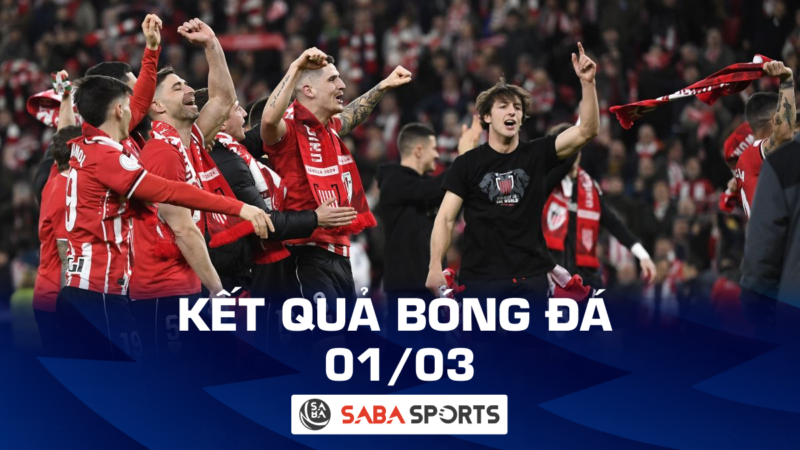 Kết quả bóng đá hôm nay ngày 01/03: Al Nassr chia điểm trước nhược tiểu, Ath Bilbao nhấn chìm Atl. Madrid