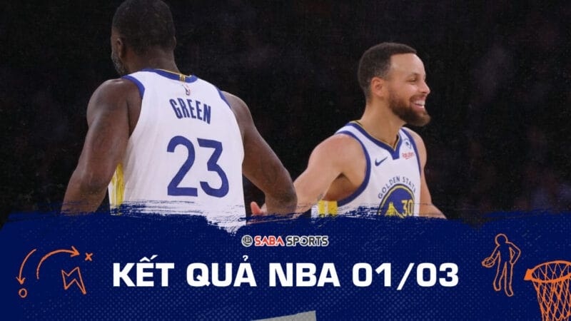 Kết quả NBA hôm nay ngày 01/03: Ông lớn ca khúc khải hoàn