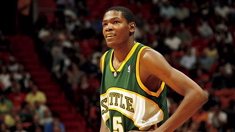 Kevin Durant thời còn khoác áo Seattle Supersonics