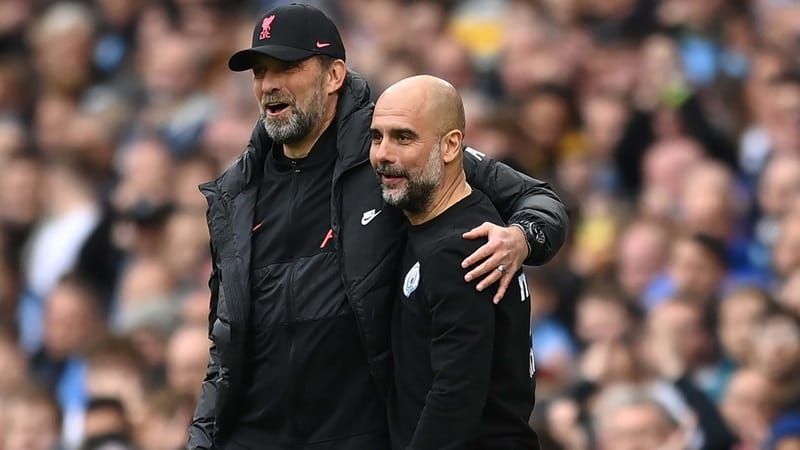 Pep và Klopp làm mưa làm gió tại Ngoại hạng Anh