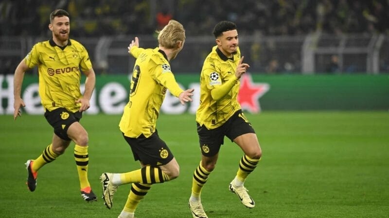 Jadon Sancho ghi bàn giúp Dortmund đi tiếp tại Champions League