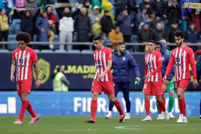 Atletico Madrid thi đấu thất vọng.