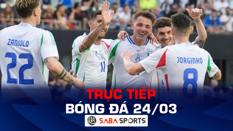 Trực tiếp bóng đá hôm nay ngày 24/03: Đại chiến Ý vs Ecuador, U19 Mỹ đối đầu U19 Anh