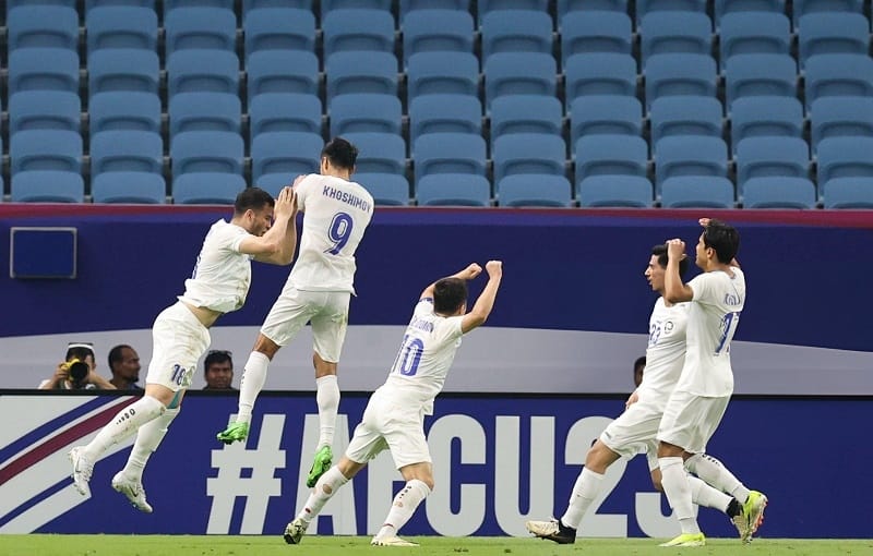 U23 Uzbekistan là đội có bàn mở tỷ số (Ảnh: Getty).