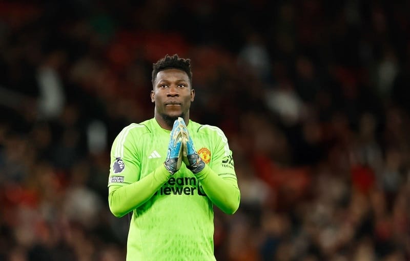 Onana đang có mùa giải đầu tiên không dễ dàng tại Man United.