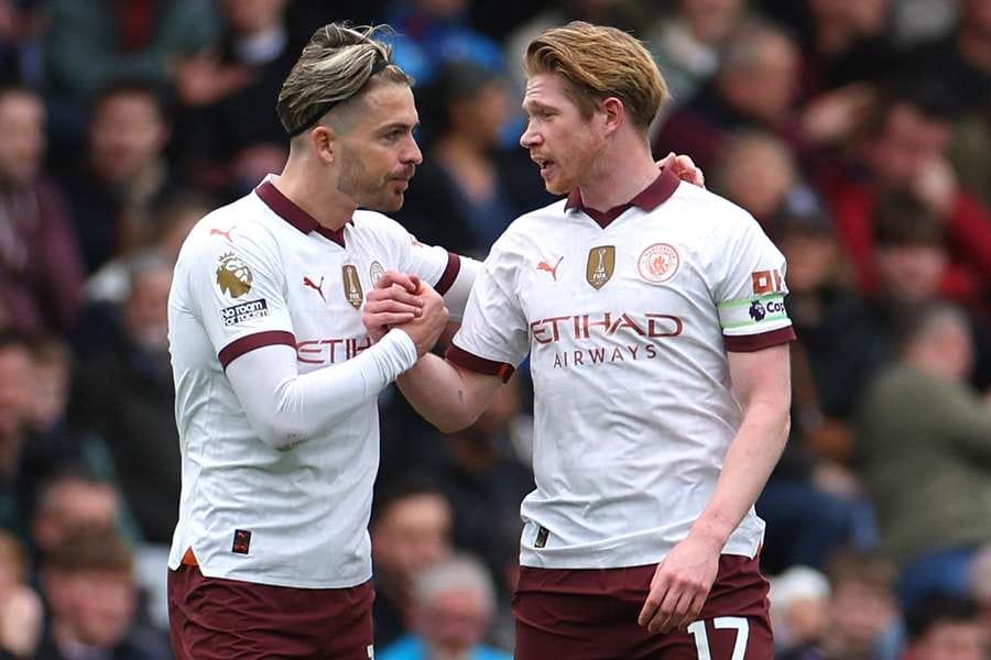 De Bruyne vô cùng ăn ý với Jack Grealish