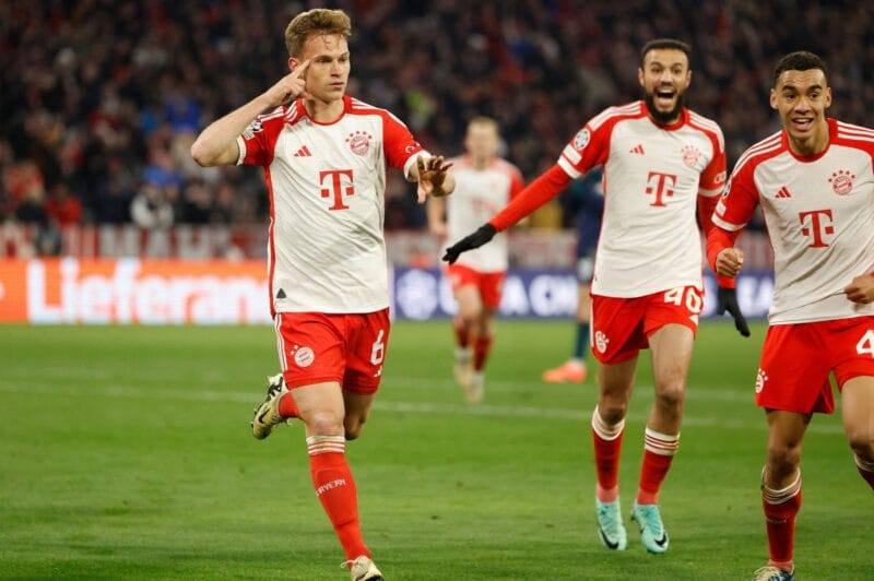 Joshua Kimmich tỏa sáng mang về bàn thắng cho Bayern Munich.