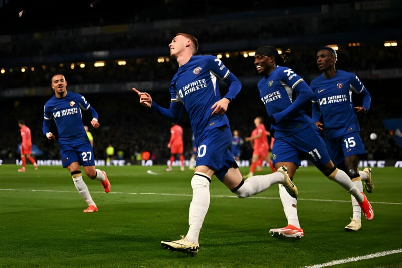 Palmer tiếp tục tỏa sáng rực rỡ trong màu áo Chelsea (Ảnh: Getty).