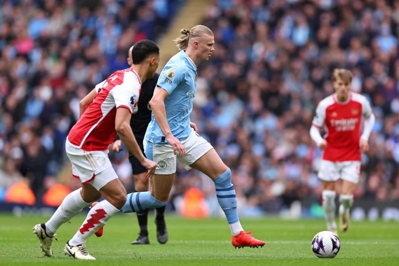 Trận đấu giữa Man City vs Arsenal bất phân thắng bại