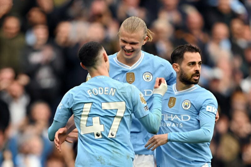 Kết quả bóng đá Man City vs Wolves: Haaland ghi 4 bàn, nhấn chìm Bầy sói