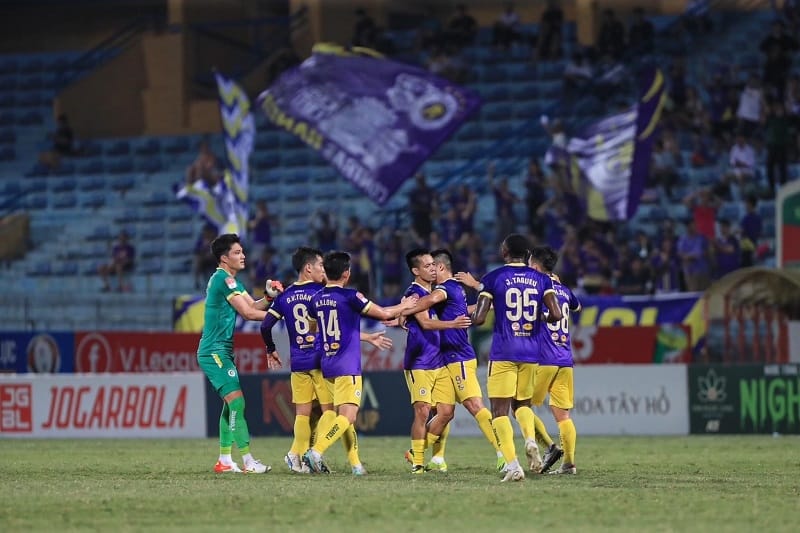 Hà Nội có được bàn gỡ hòa ở phút 43 (Ảnh: Hanoi Football Club).