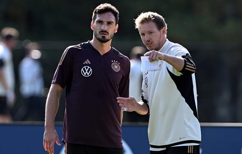 Hummels không được HLV Nagelsmann lựa chọn.