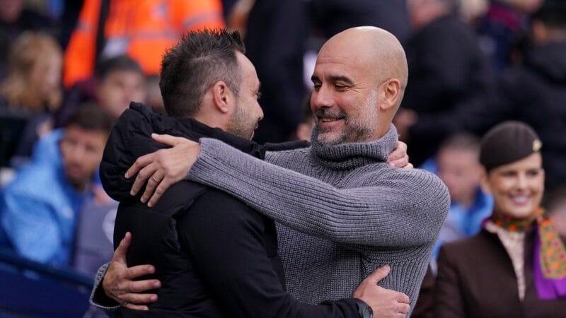 Pep Guardiola từng rất khen ngợi De Zerbi