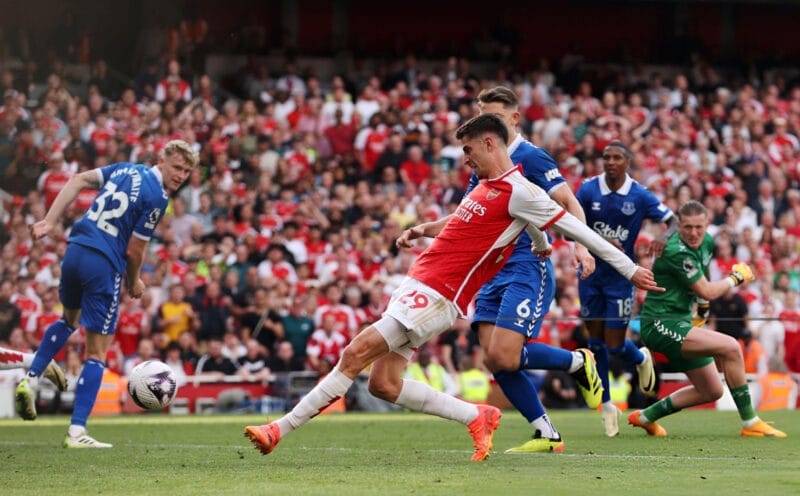 Kai Havertz ấn định chiến thắng cho Arsenal.