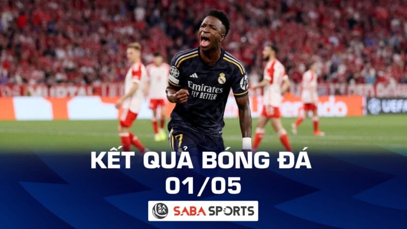 Kết quả bóng đá hôm nay 01/05: Bất phân thắng bại tại Allianz Arena