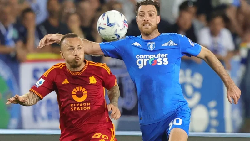 Kết quả bóng đá Empoli vs Roma