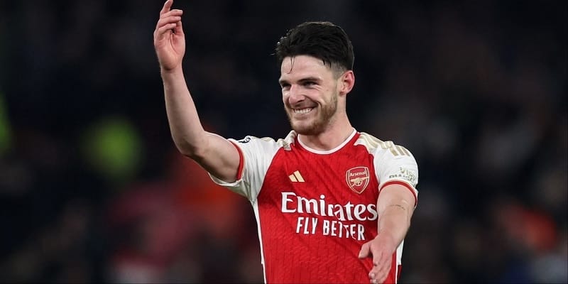 Rice suýt chút nữa đã cùng Arsenal làm nên chuyện