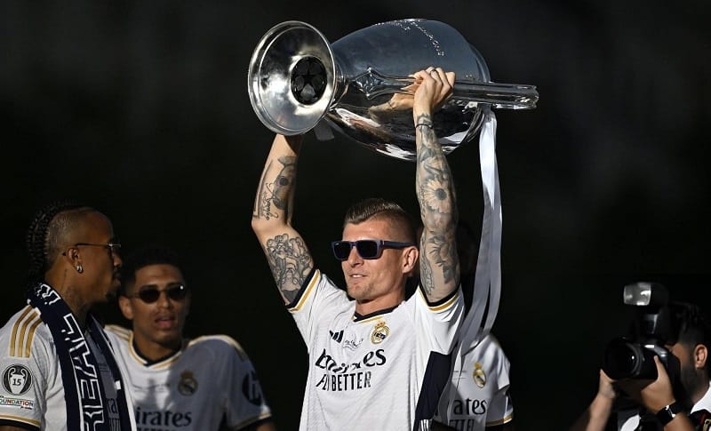 Kroos để lại khoảng trống lớn ở tuyến giữa Real Madrid.