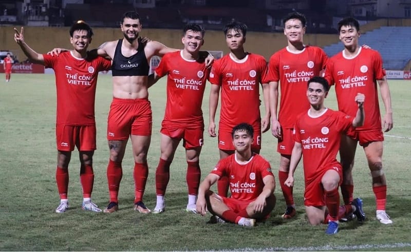 Viettel đang thi đấu cực ấn tượng (Ảnh: Thể Công–Viettel FC).