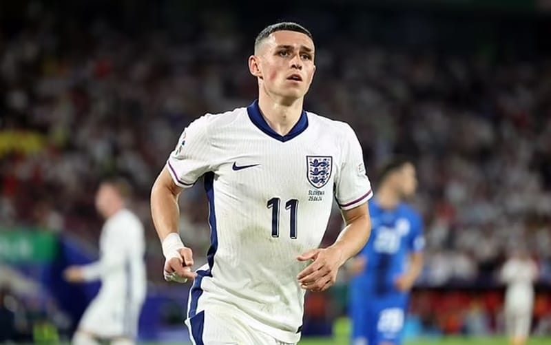 Phil Foden chưa thể tỏa sáng tại Euro 2024.