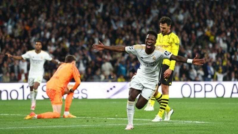 Vinicius giúp Real giành Champions League.