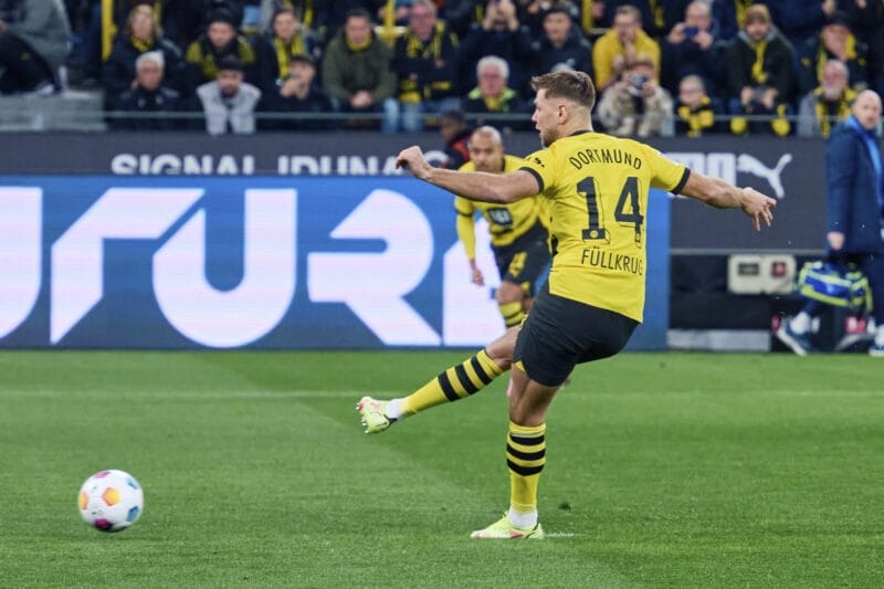 Füllkrug tạo nên sức ảnh hưởng tại Dortmund ngay mùa đầu tiên.