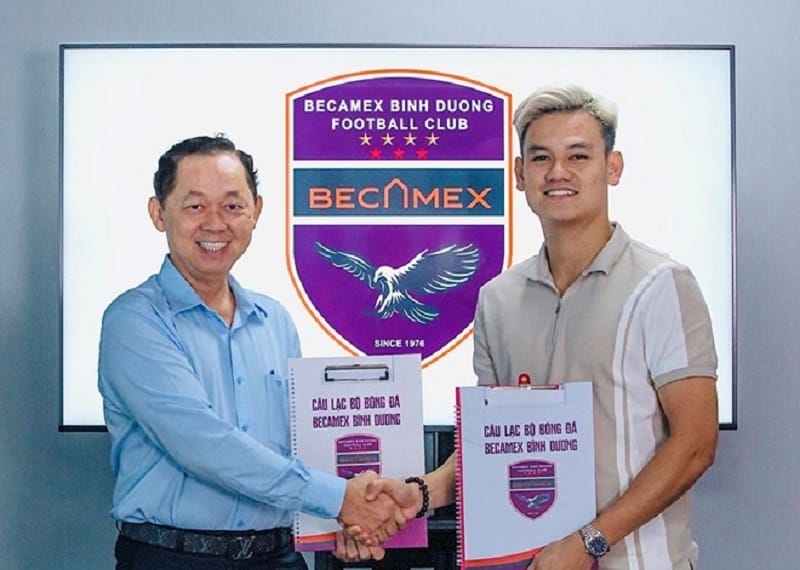 Hồ Tấn Tài quyết định trở lại Bình Dương (Ảnh: Becamex Binh Duong FC).