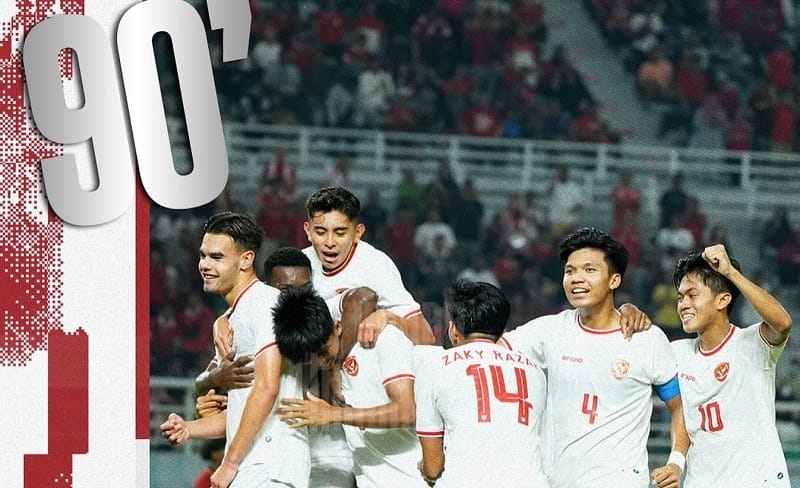 U19 Indonesia hoàn toàn vượt trội so với U19 Đông Timor (Ảnh: Timnas Indonesia).