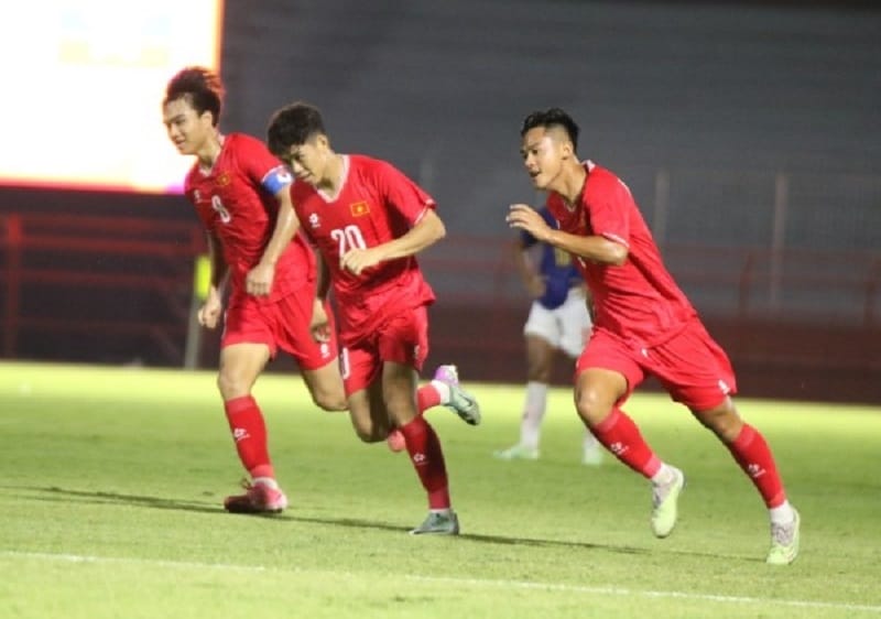 U19 Việt Nam có được bàn gỡ hòa ở phút 70 (Ảnh: 24h).