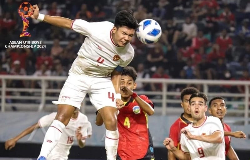 U19 Indonesia hoàn toàn vượt trội so với U19 Đông Timor (Ảnh: ASEAN FOOTBALL).