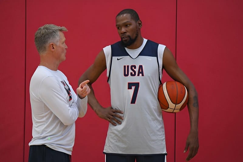 Steve Kerr kỳ vọng Kevin Durant kịp bình phục.