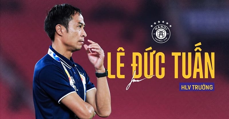 Lê Đức Tuấn sẽ bắt đầu đảm nhiệm vai trò HLV trưởng Hà Nội (Ảnh: Hanoi Football Club).