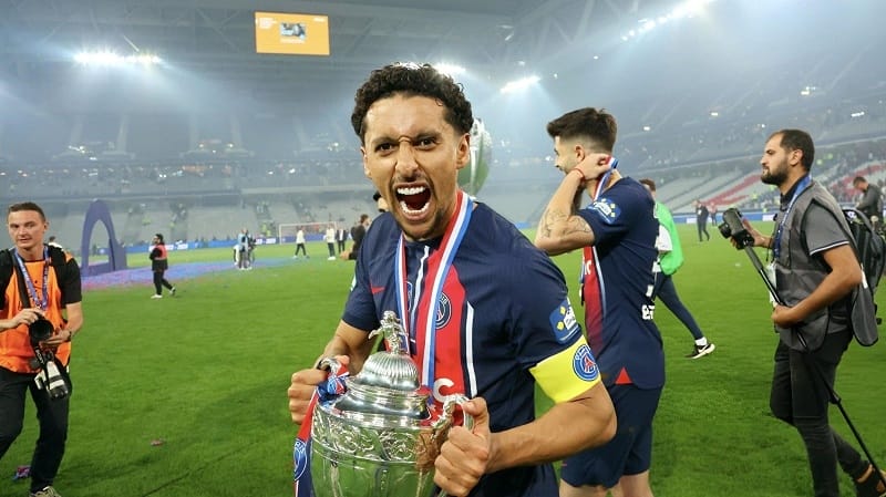 Marquinhos có thể rời PSG ngay hè này.